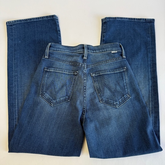 MOTHER The Rambler Zip Ankle Straight Leg Jean in High Tide size 24 - Picture 5 of 10
